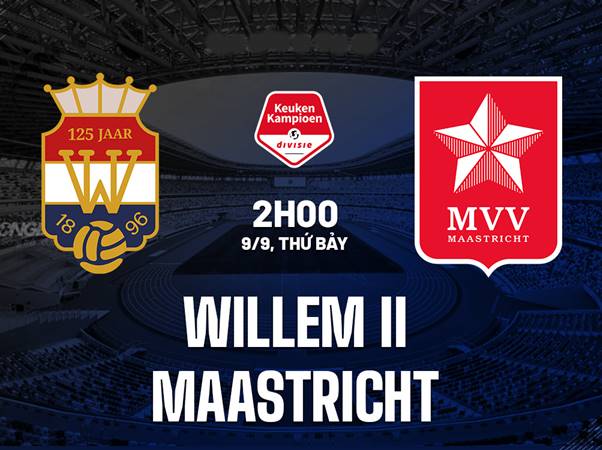 Nhận định Willem II vs Maastricht 2h00 ngày 9/9 (Hạng 2 Hà Lan)